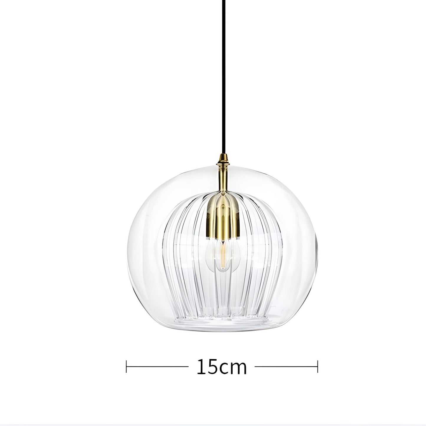 Elegant Glass Drop Pendant Lamp