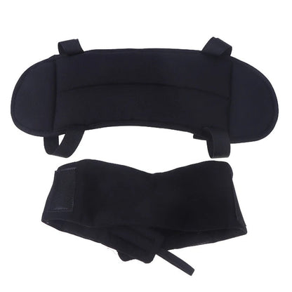 Soft Travel Neck Pillow Set with Eye Mask & Strap