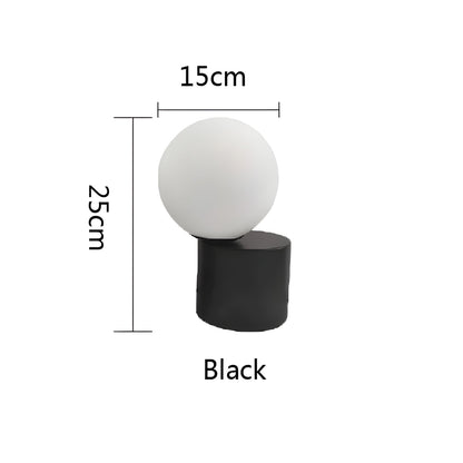 Stylish Glass Globe Desk Lamp