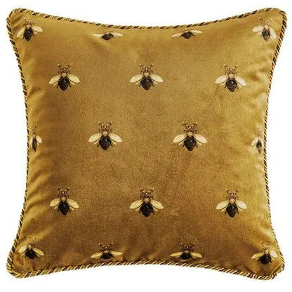 Affordable Gold Pillowcase with Bee Pattern