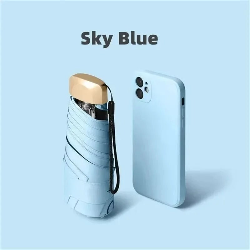 Portable Mini Compact Umbrella with UV Protection