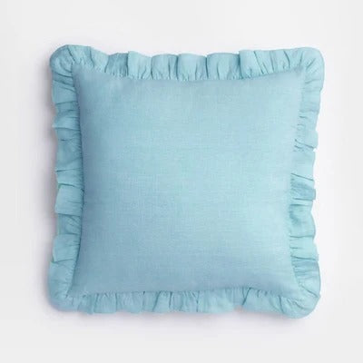 Soft Ruffled Pillow Cover