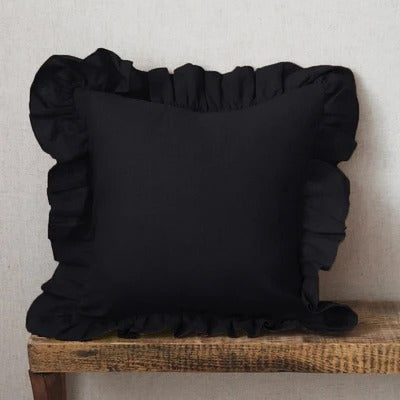 Soft Ruffled Pillow Cover