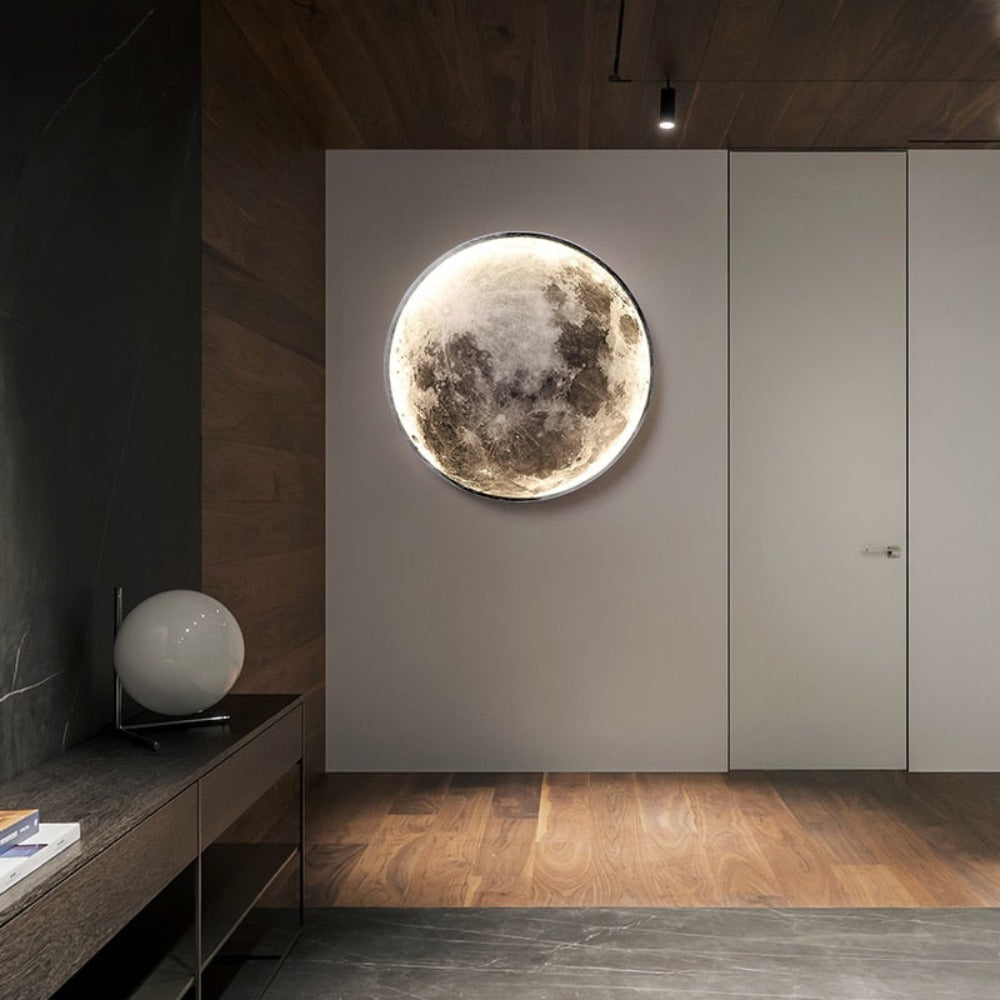 3D Glow Moon Earth LED Wall Lamp