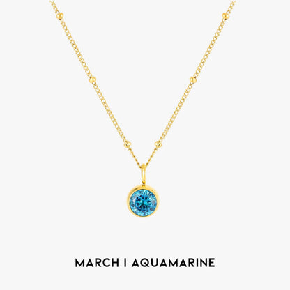 Gemstone Personalized Chain Necklace