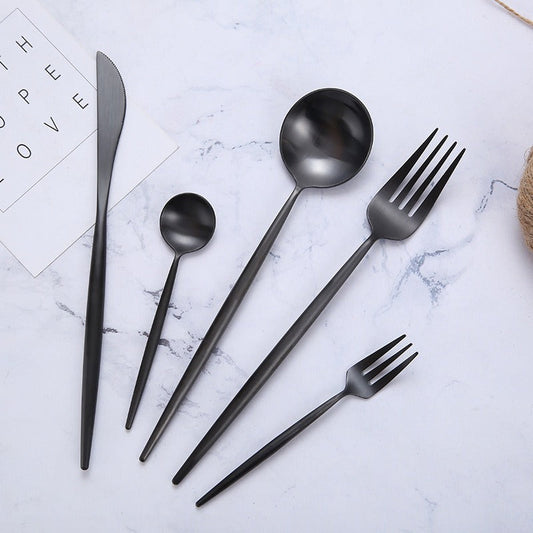 Simple Elegant Stainless Steel Cutlery Set - Cofik