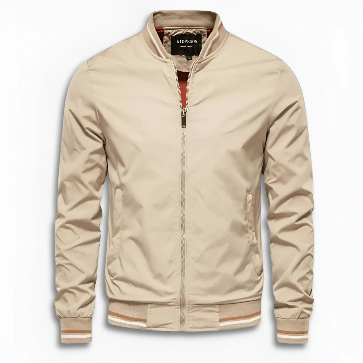 Men's Casual Transition Jacket with Water-Repellent Surface & Stand-Up Collar | Charly