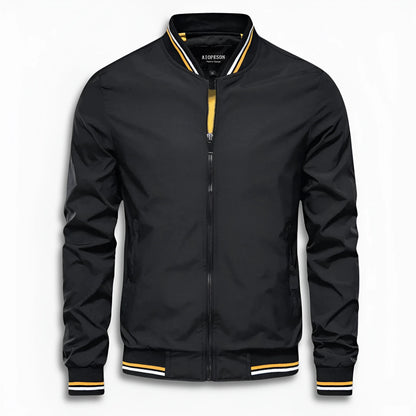 Men's Casual Transition Jacket with Water-Repellent Surface & Stand-Up Collar | Charly
