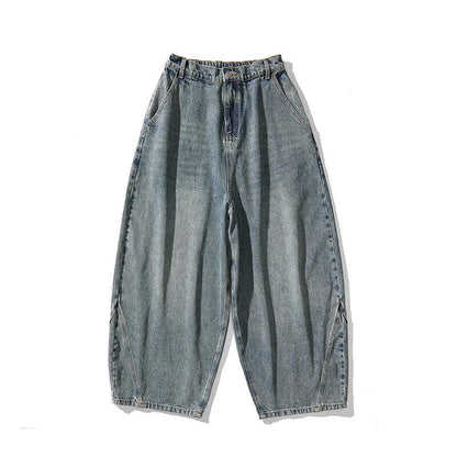 Men's Extra Wide-Leg Baggy Drop-Crotch Balloon Jeans