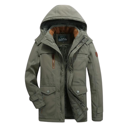 Men's Lined Outdoor Jacket | Waterproof & Windproof