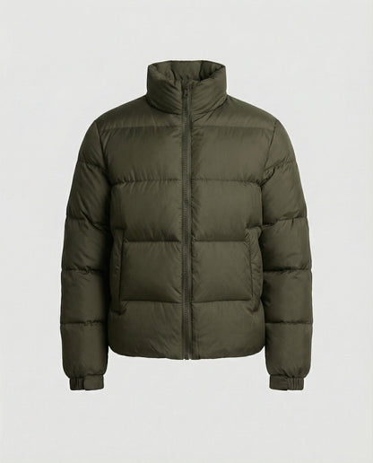 Men's Puffer Jacket Made of Duck Feathers with Warmth & Hood | Charly