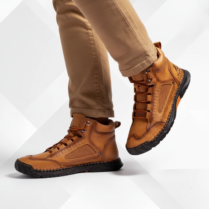 Men's Waterproof Ankle Boots with Flexible Sole