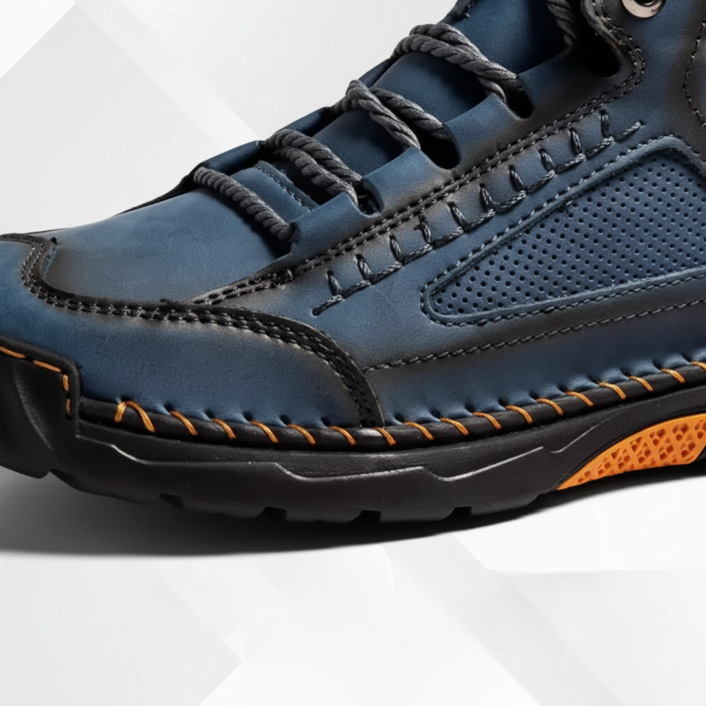 Men's Waterproof Ankle Boots with Flexible Sole
