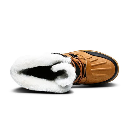 Men's Winter Boots - Warm Lined Snow Boots with Non-Slip Sole