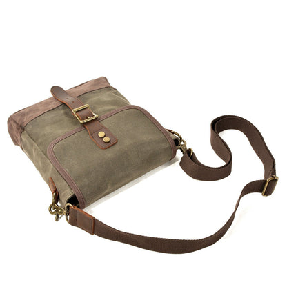 Retro Style Small Leather Shoulder Bag