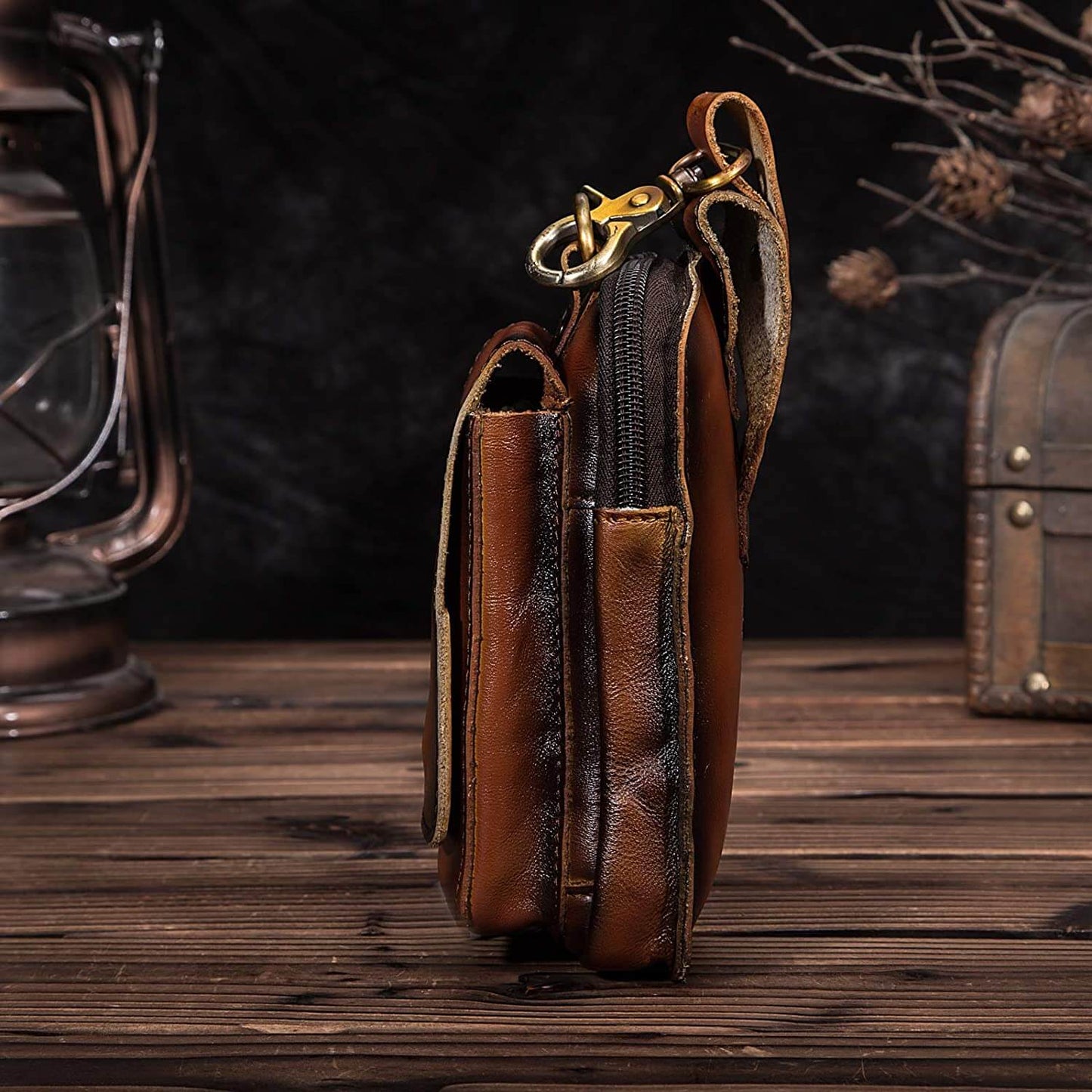 Stylish Leather Belt Bag for Men