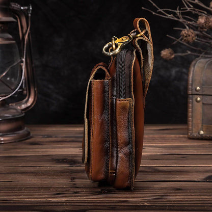 Stylish Leather Belt Bag for Men