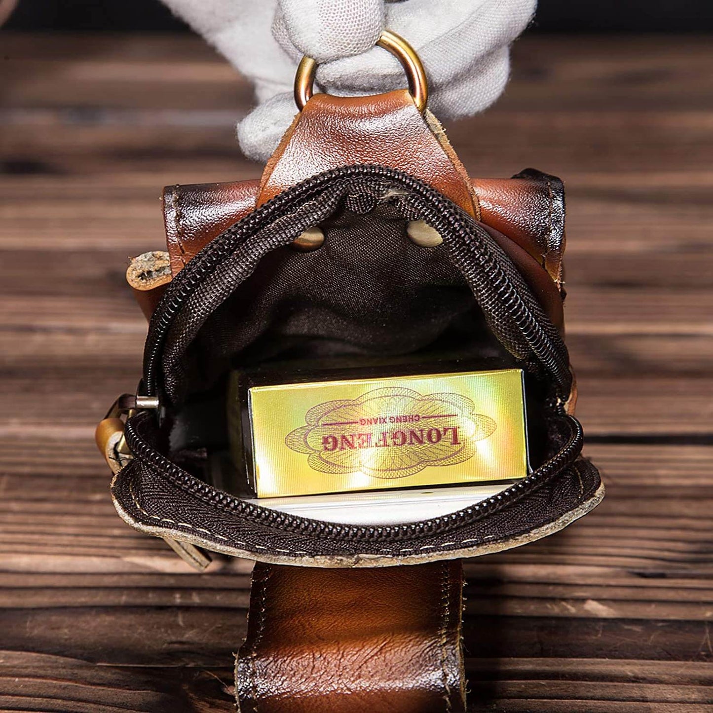Stylish Leather Belt Bag for Men