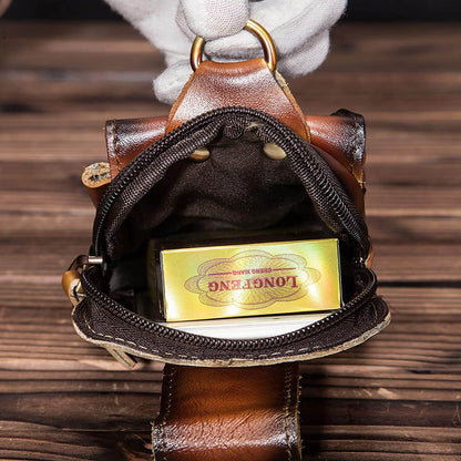 Stylish Leather Belt Bag for Men