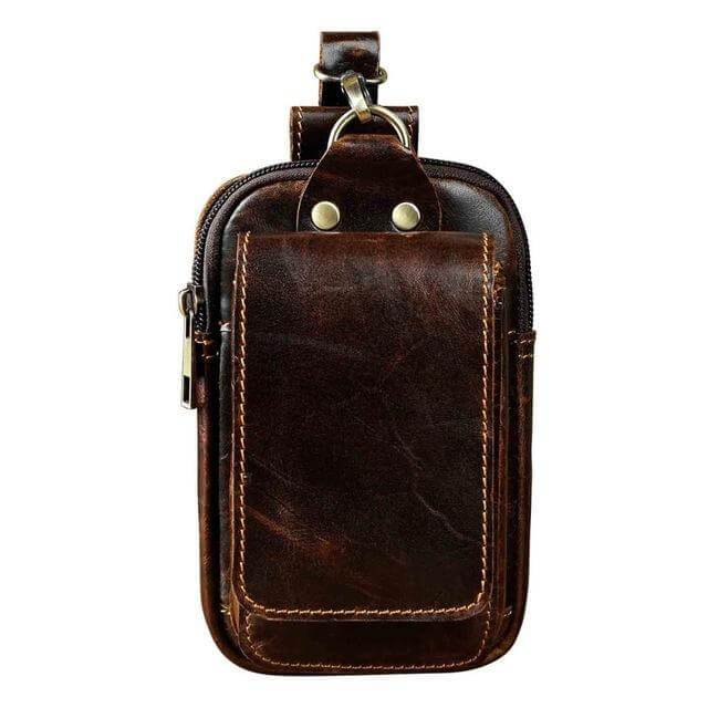 Stylish Leather Belt Bag for Men