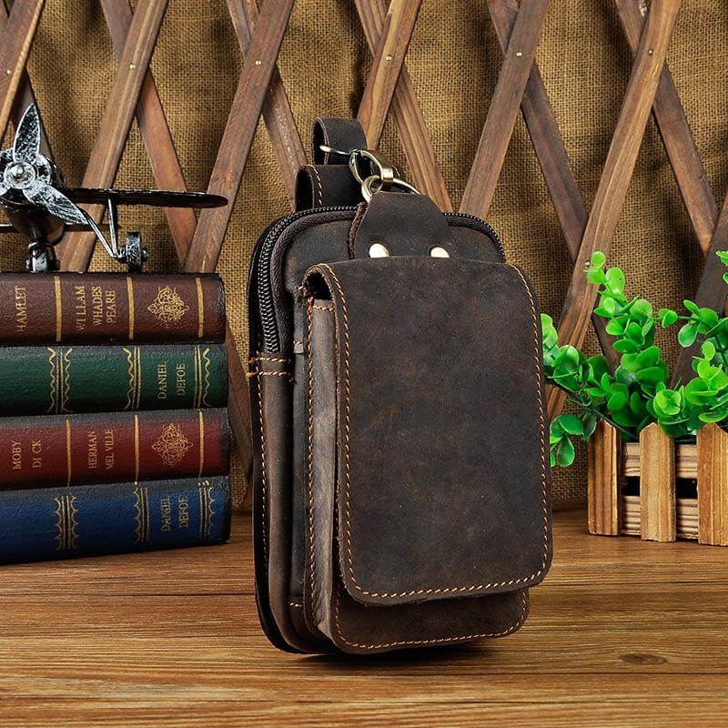 Stylish Leather Belt Bag for Men