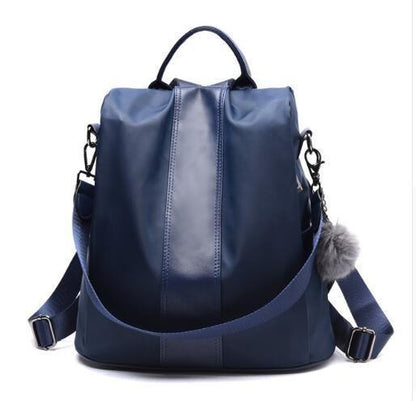 Secure Ladies Leather Rucksack