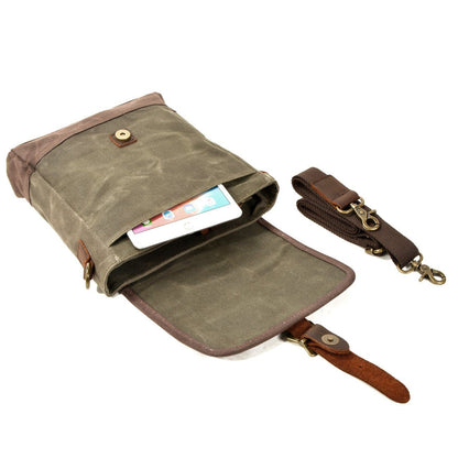 Retro Style Small Leather Shoulder Bag