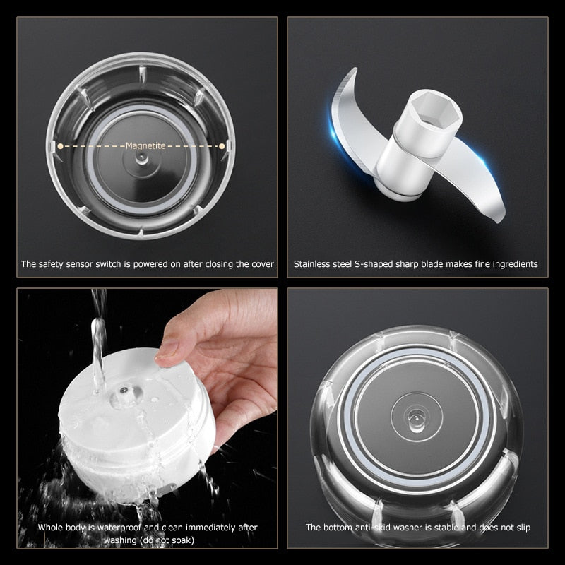Portable Electric Mini Food Chopper