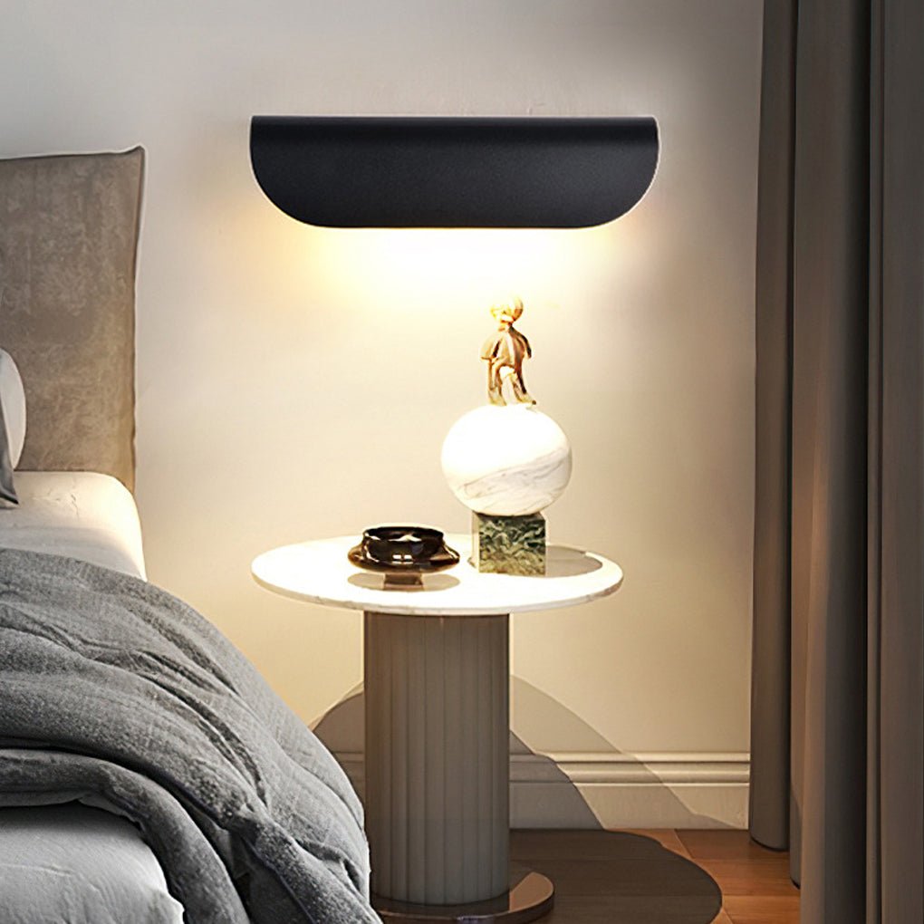 Slim LED Curved Wall Light for Indoor Outdoor Use - Cofik
