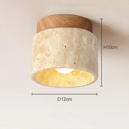 Sleek Wooden LED Ceiling Light Fixture