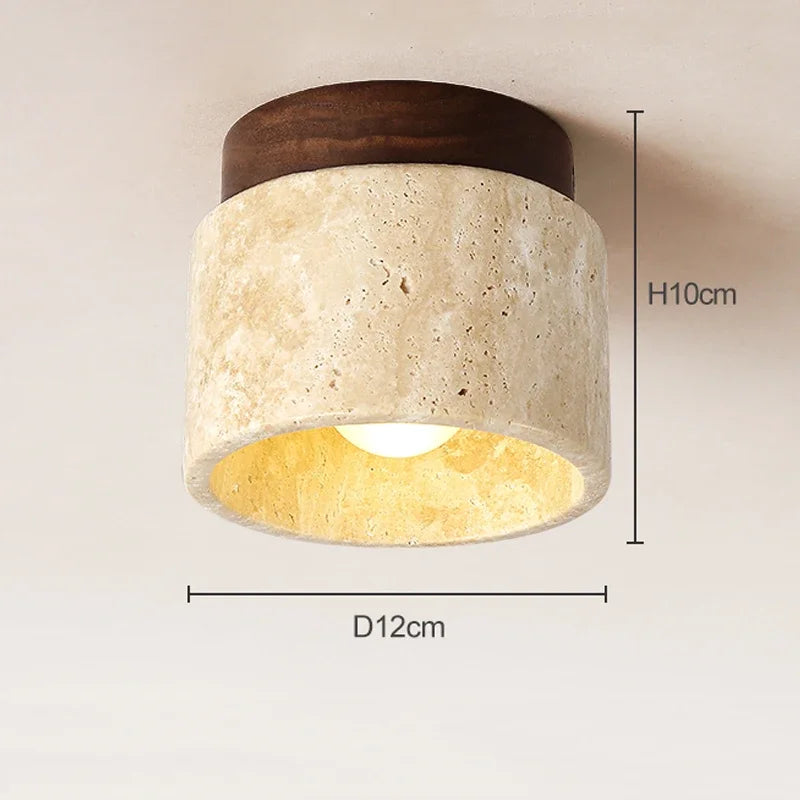Sleek Wooden LED Ceiling Light Fixture