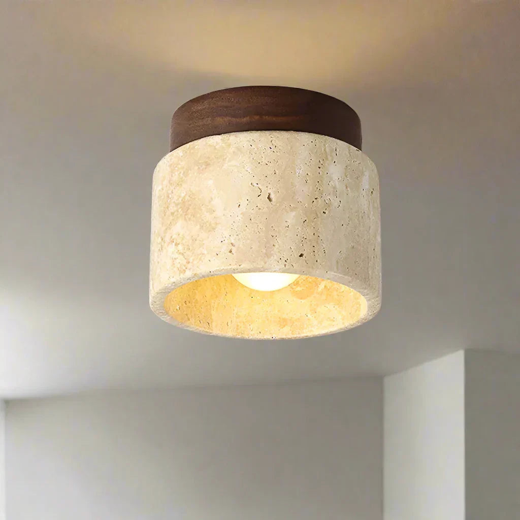 Sleek Wooden LED Ceiling Light Fixture