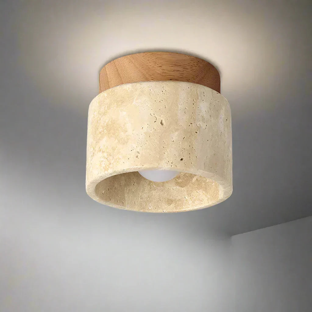 Sleek Wooden LED Ceiling Light Fixture