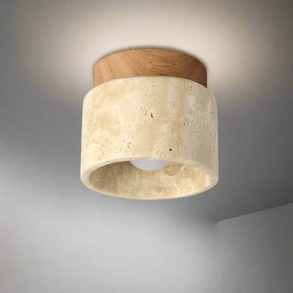 Sleek Wooden LED Ceiling Light Fixture