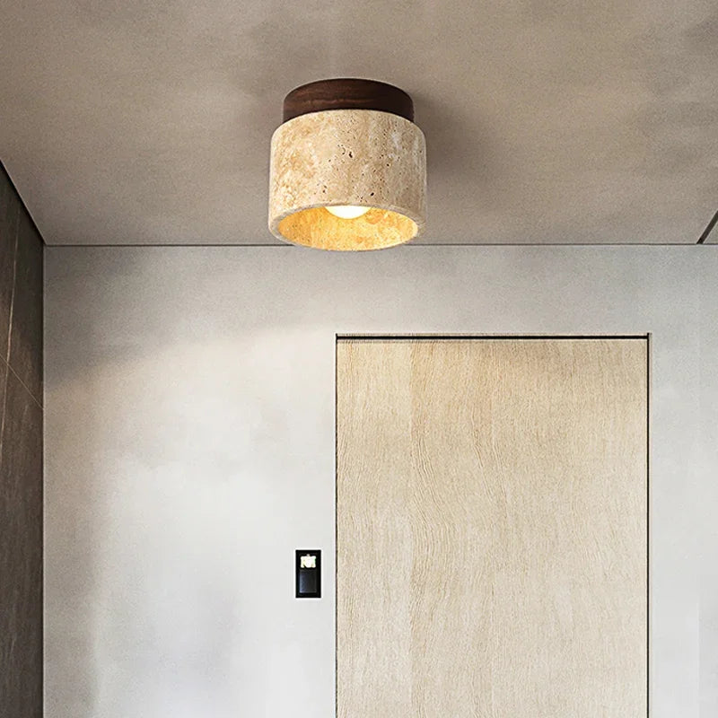 Sleek Wooden LED Ceiling Light Fixture