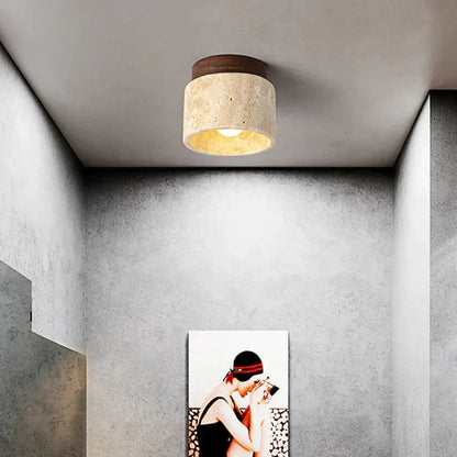 Sleek Wooden LED Ceiling Light Fixture - Cofik
