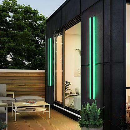 Slim LED Outdoor Wall Lantern Waterproof Porch Light