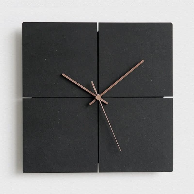 Quiet Contemporary Wall Clock – 12 Wooden Style - Cofik