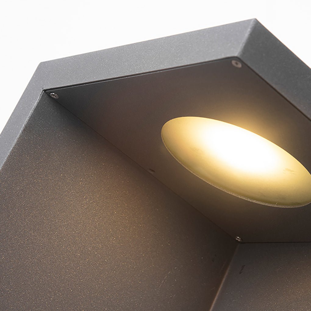 Outdoor Square LED Table Lamp Waterproof Patio Light