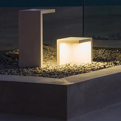 Outdoor Square LED Table Lamp Waterproof Patio Light