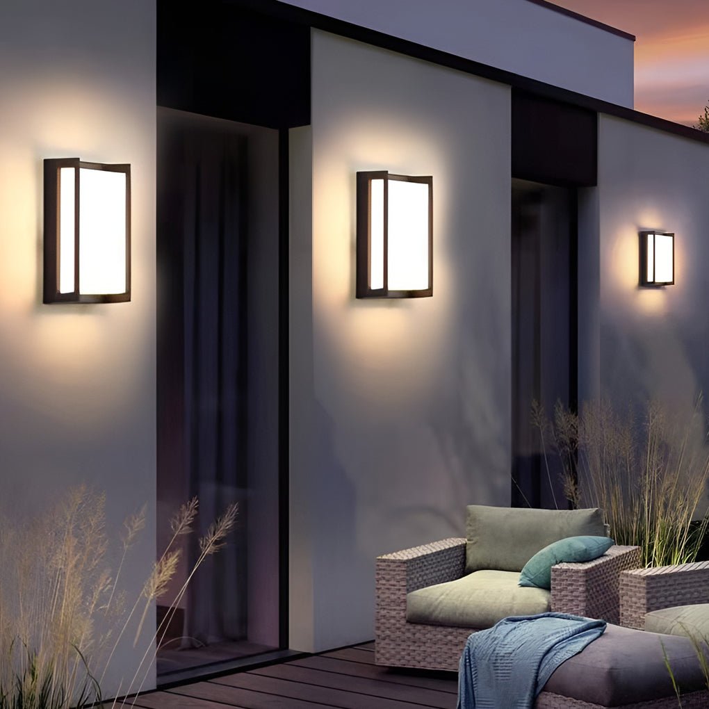 Simple Waterproof Outdoor LED Wall Lamp