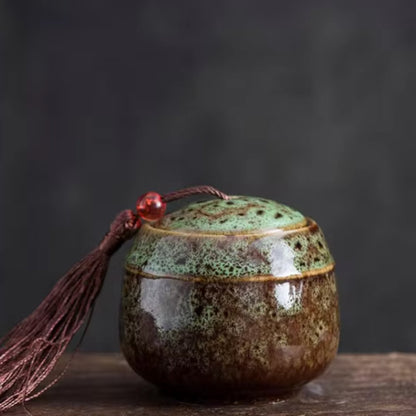 Small Pet Memory Urn Ceramic Ash Container