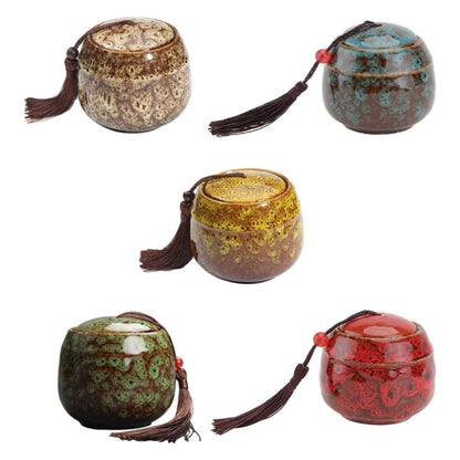 Small Pet Memory Urn Ceramic Ash Container