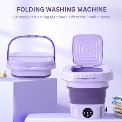 Portable 8L Compact Laundry Washer Dryer