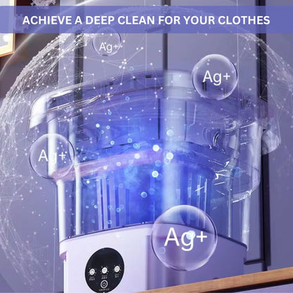 Portable 8L Compact Laundry Washer Dryer