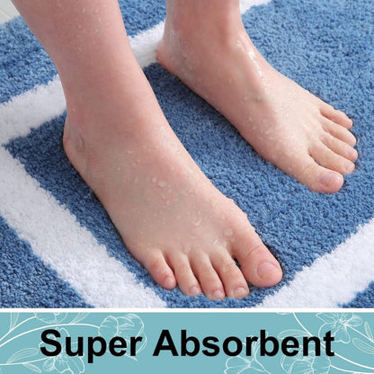 Modern Border Anti-Slip Bath Mat