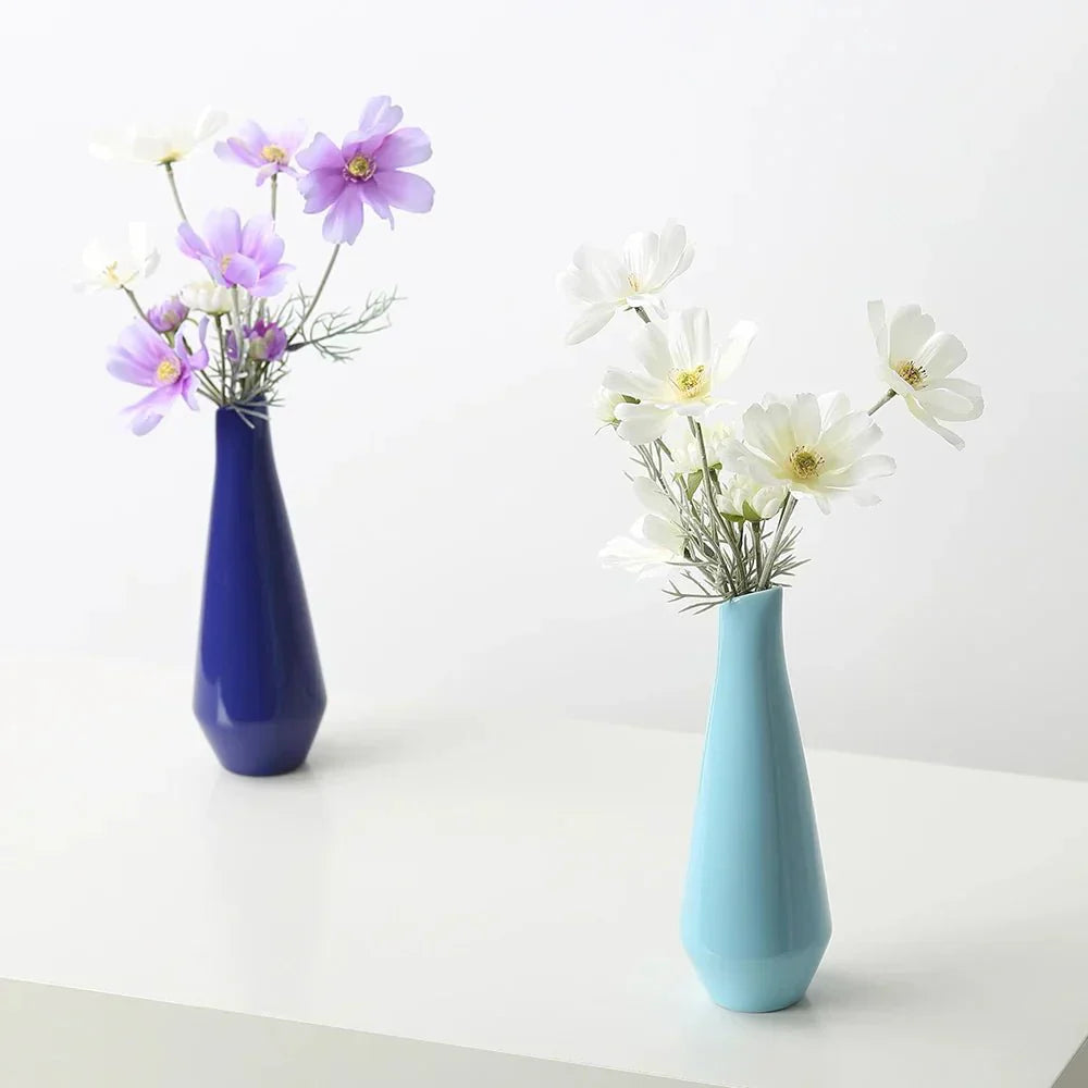 Stylish White Ceramic Decorative Flower Vase