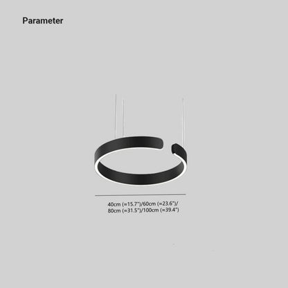 Contemporary Round LED Pendant Light