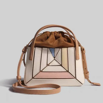 Stylish Geometric Tote Handbag