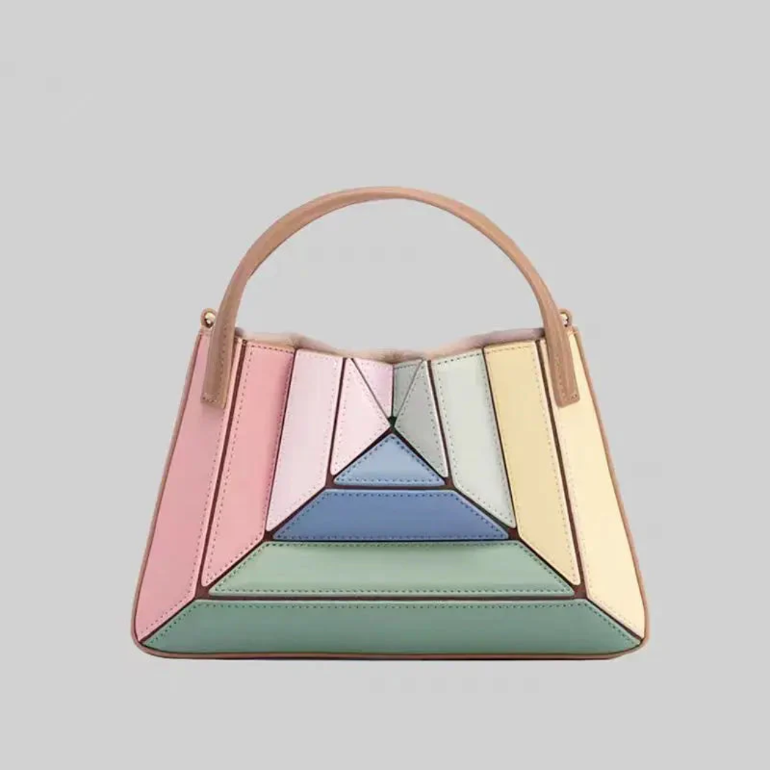 Stylish Geometric Tote Handbag